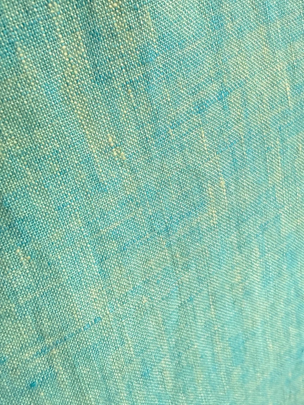 Southern Tide 100% Linen Aqua Turquoise Button Down Shirt Coastal Preppy Medium - Picture 5 of 16